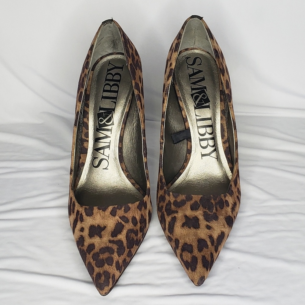 Sam & Libby Leopard heels